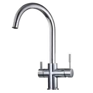 Chrome Finish - High Loop 3 Way Mixer Tap Polished Chrome