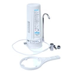 White Single Benchtop with Carbon Filter – Attaches to your existing faucet