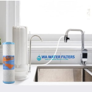 White Single Benchtop with Carbon Filter – Attaches to your existing faucet