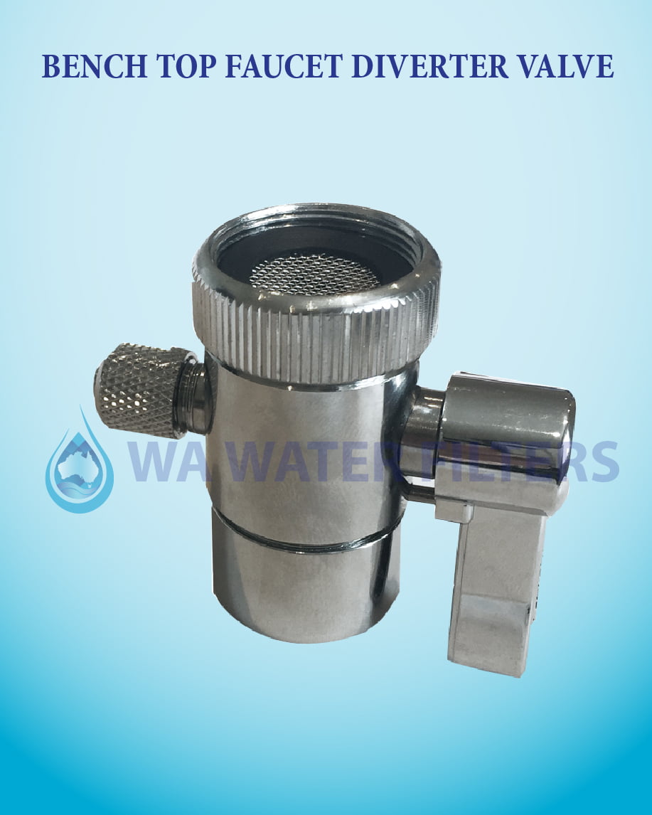 Countertop / Bench Top Faucet Diverter Valve 1/4" or 3/8" Tube