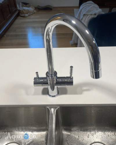 Chrome 3 Way Mixer High Loop with LED Filter Change Reminder - Image 3