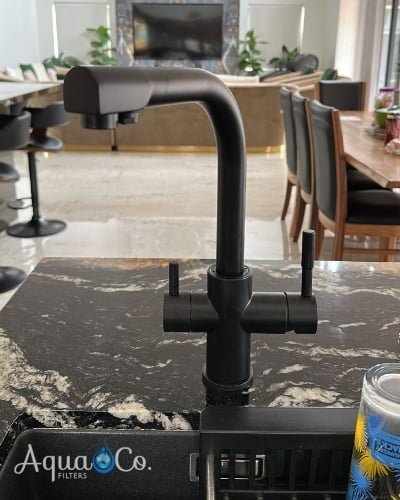 Matte Black 3 Way Mixer Side Lever - Image 2