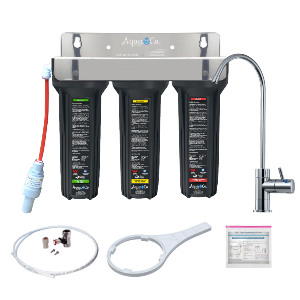 AquaCo-Triple-Undersink-Sed-Cb-Arg-300 Triple Undersink Water Filter