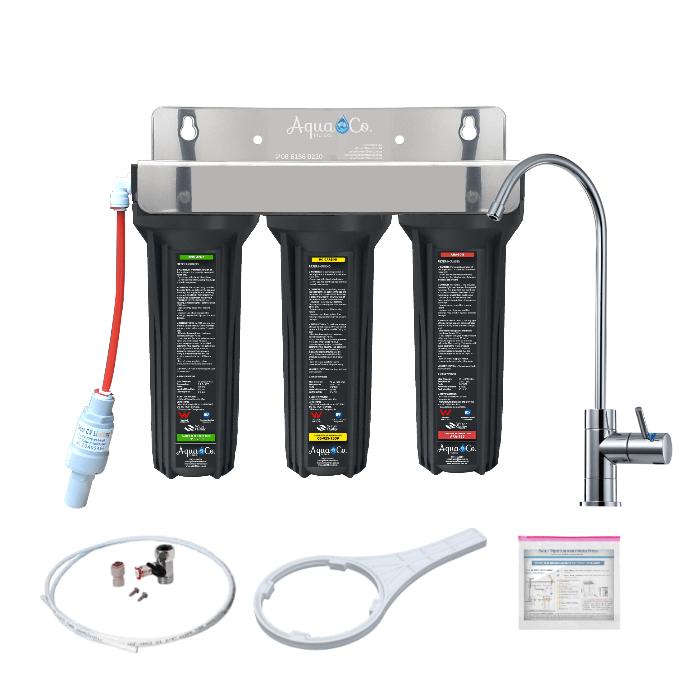 Triple Undersink Water Filter