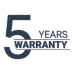 5 YEARS WARRANTY