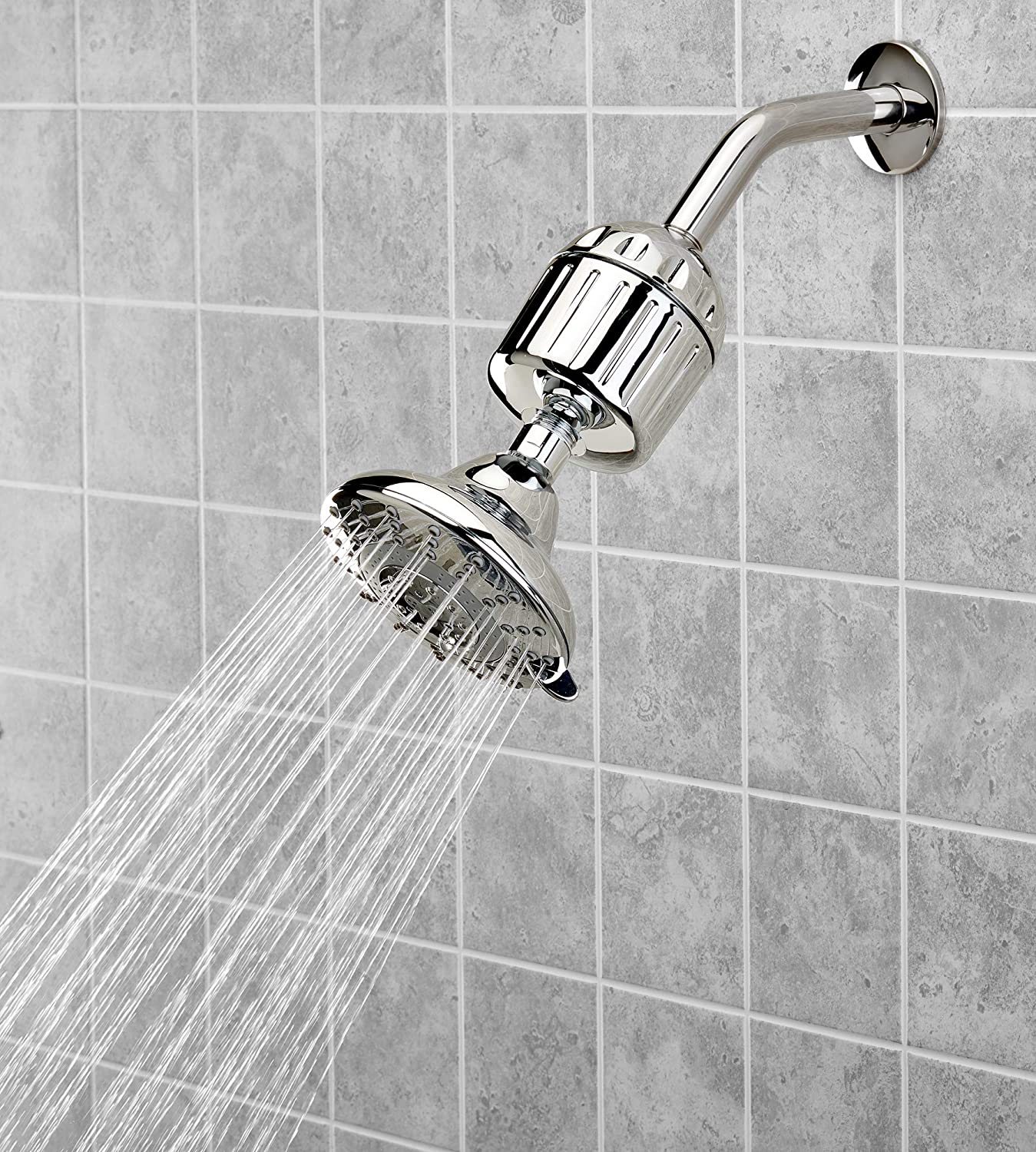 Shower Filter - Sprite® High Output - Plastic Housing (Chrome) - Made in the USA - Image 3