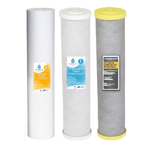 20″ Anti-Scale Whole House Replacement Cartridges For Three Stage System