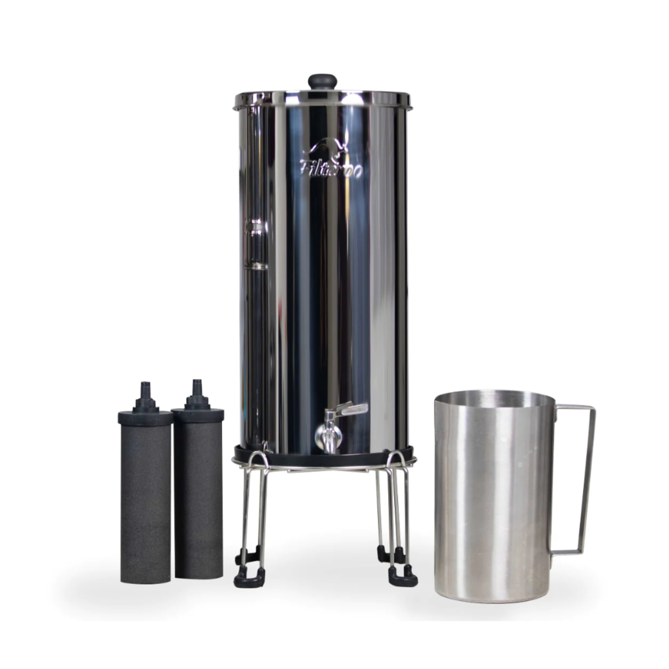 Filteroo® Superoo Fluoride Removal Stainless Steel Gravity Urn - Image 2