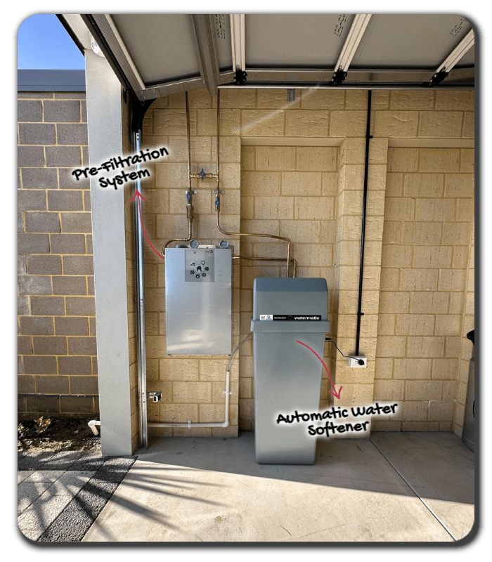 Automatic AquaCo Water Softener SEV17 With Pre-Filtration System